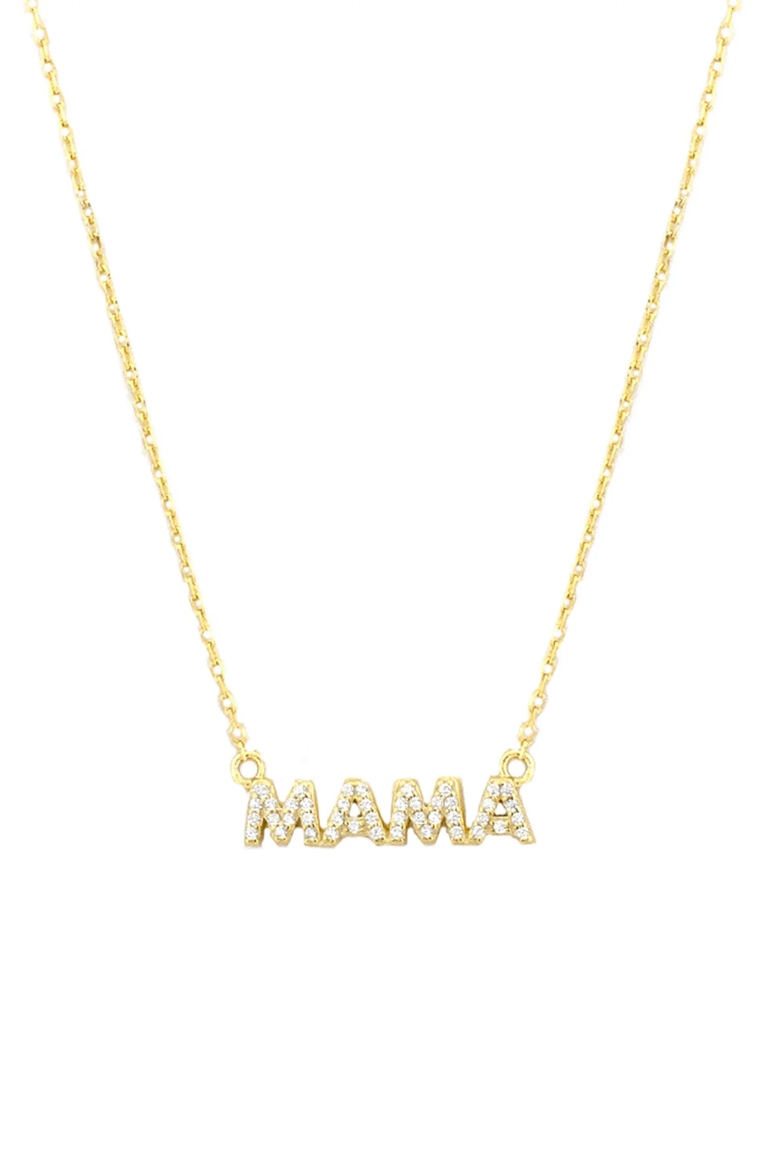 Cubic Zirconia Mama Necklace | Nordstrom