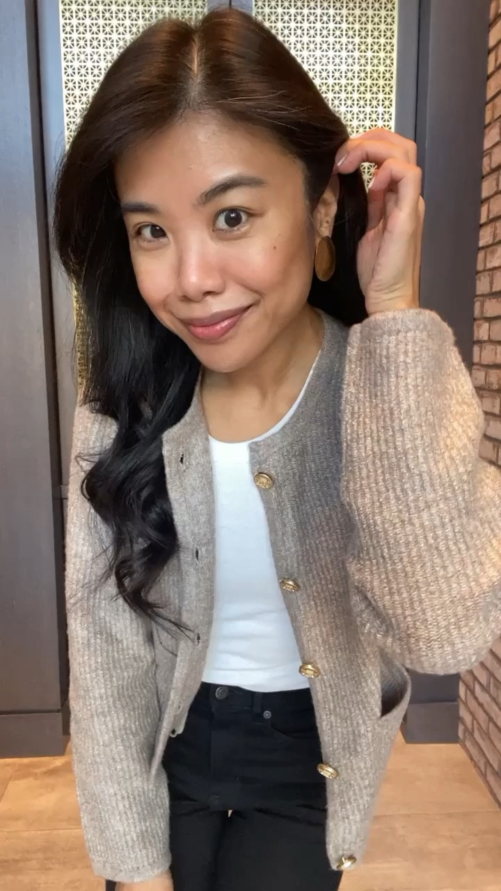 Abercrombie work outfit cardigan jeans outfit 

#LTKsalealert #LTKSeasonal #LTKworkwear