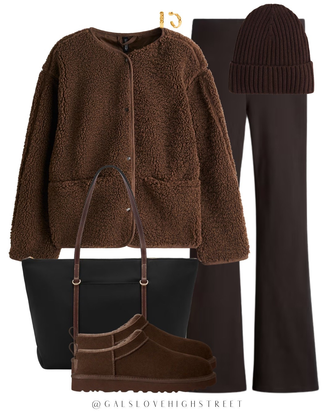 Micro ugg styling 
Fleece 
Leggings 
New in H&M 

#LTKwinter #LTKuk #LTKautumn