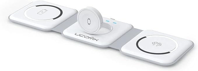 UCOMX Nano 3 in 1 Wireless Charger,Magnetic Foldable Charging Station,Fast Wireless Charging Pad,... | Amazon (US)