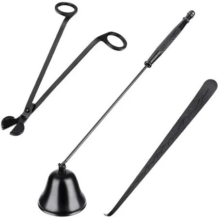 3 in 1 Candle Accessory Set Candle Care Kit Candle Snuffer and Wick Trimmer Wick Dipper | Walmart (US)