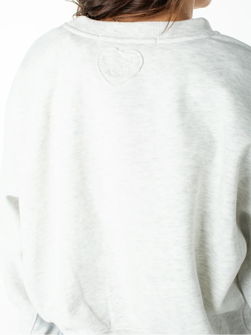 Celebrity Pink Women's Oversized Boyfriend Sweatshirt Celebrity Pink Women's and Women's Plus Ove... | Walmart (US)