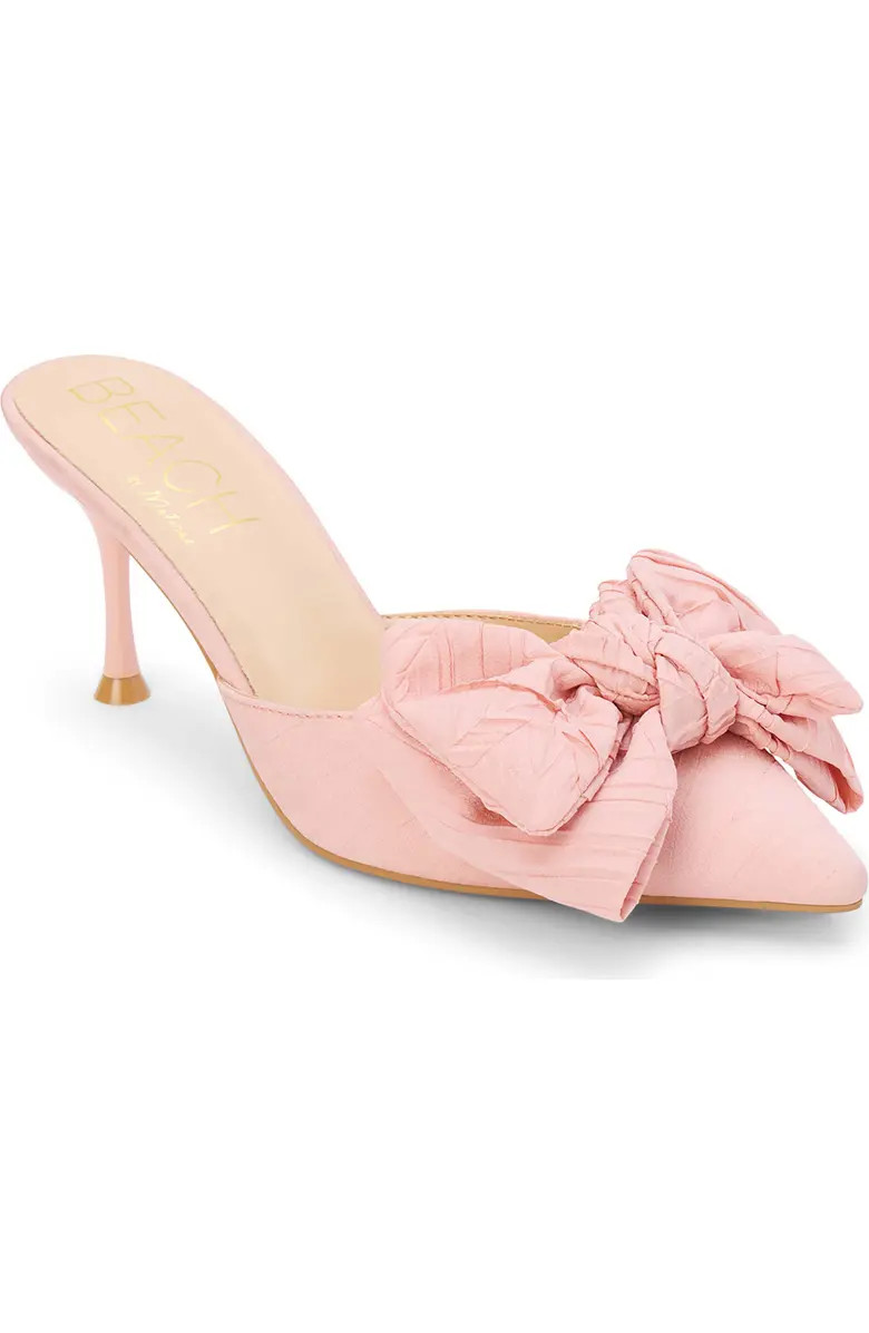 Goldie Bow Pointed Toe Mule (Women) | Nordstrom