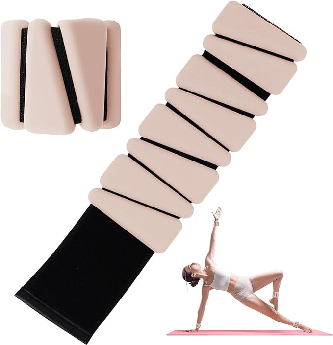 Wrist Weights Set of 2, Adjustable Wrist and Ankle Weights Set for Women and Men, Wearable Silico... | Amazon (US)