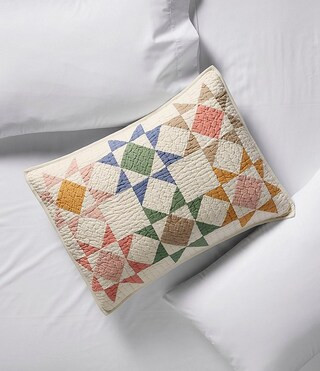 L.L.Bean North Star Patchwork Reversible Sham | Dillard's | Dillard's