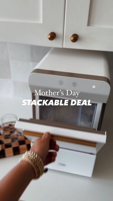 My pebble ice maker is $100 off for Mothers Day PLUS I have an exclusive STACKABLE code “pebbleice20” for an additional discount! 

#LTKsalealert #LTKSeasonal #LTKGiftGuide