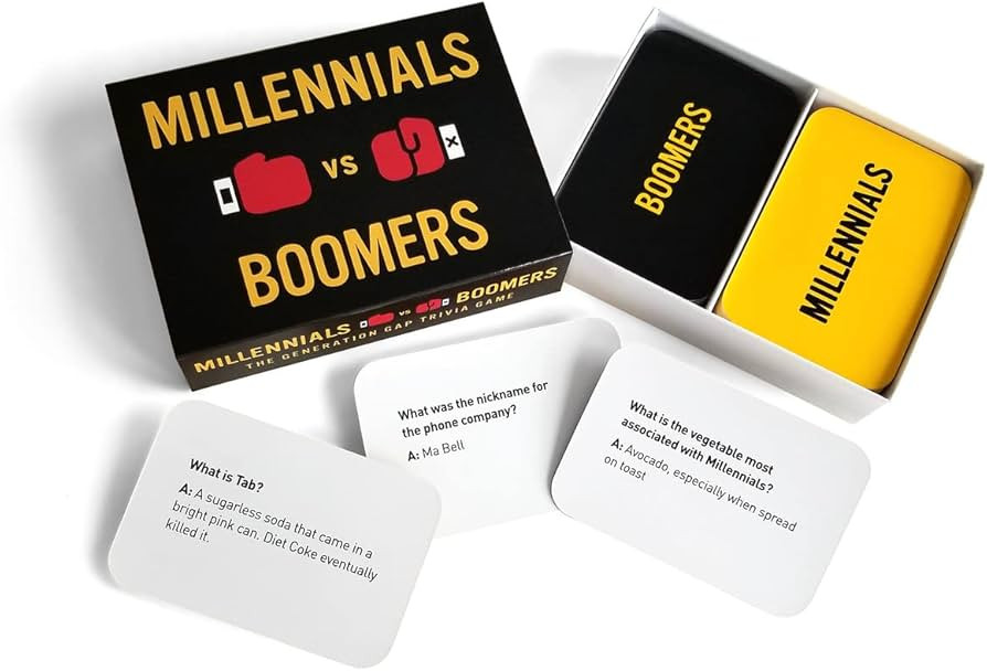 The Imagineering Company Millennials vs Boomers | Trivia Card Game for Ages Where Smartest Genera... | Amazon (US)