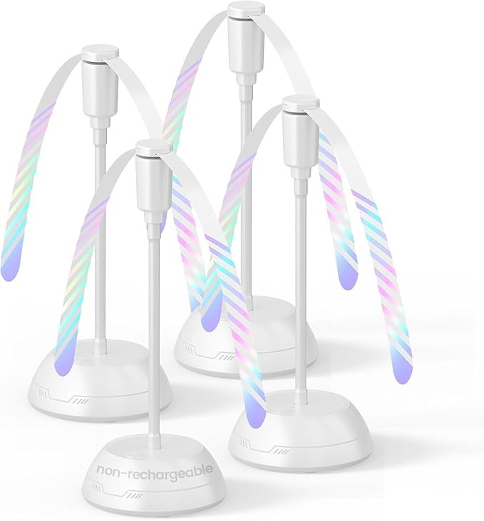 Edvision 4Pack Food Fan for Table, AA Battery Powered, Portable Fan with Flexible Gooseneck and S... | Amazon (US)