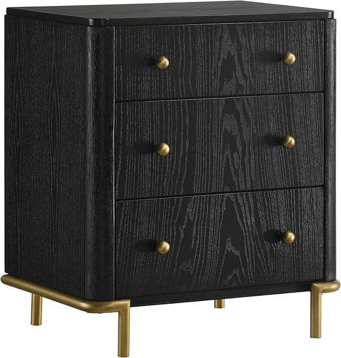 Coaster Home Furnishings Arini Coastal Wood 3-Drawer Bedroom Nightstand Bedside Table Organizer U... | Amazon (US)