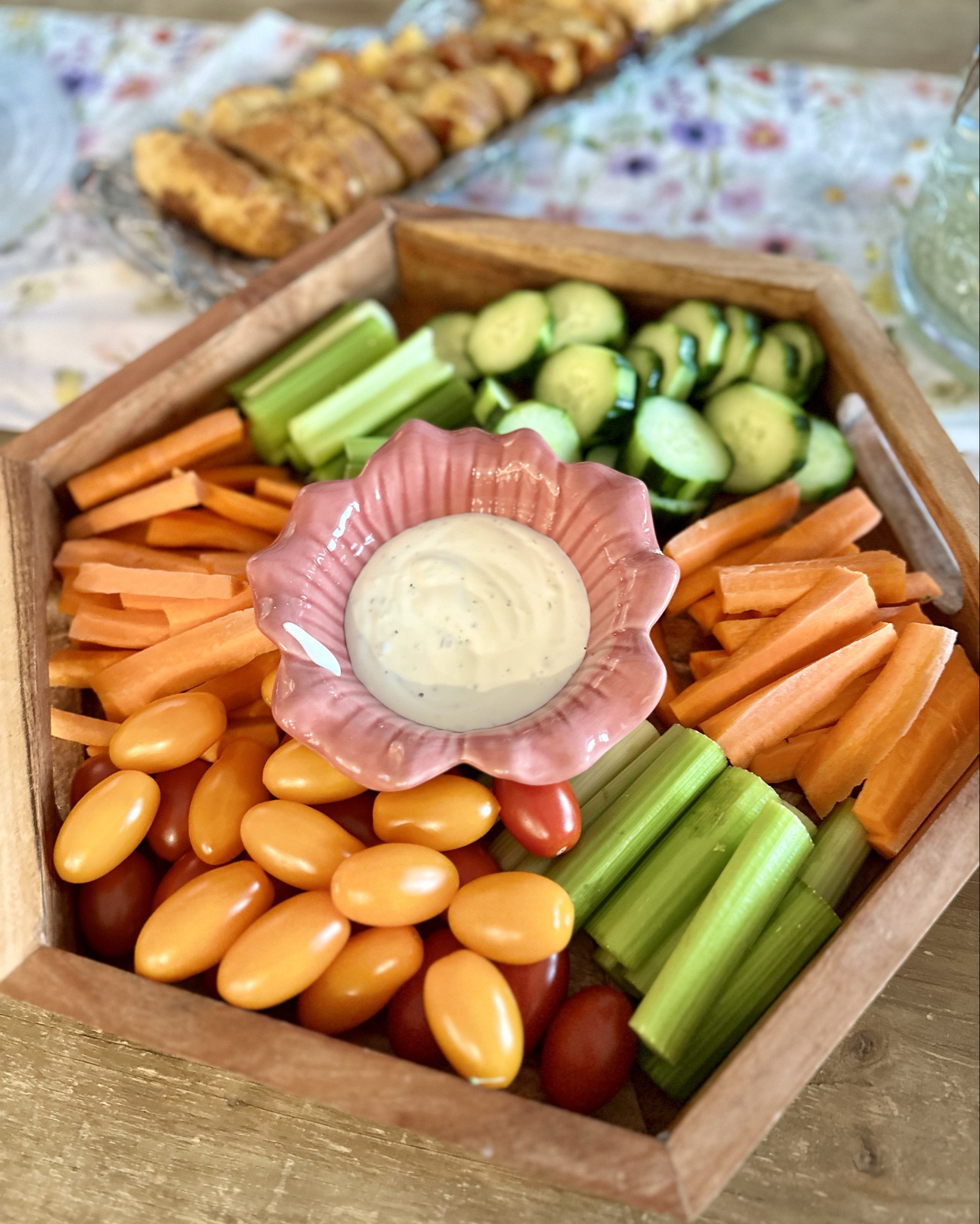I love making charcuterie boards! My friend had this veggie board at her party and I loved it! 

I also love the shape of the board!



#LTKHome #LTKParties #LTKFamily