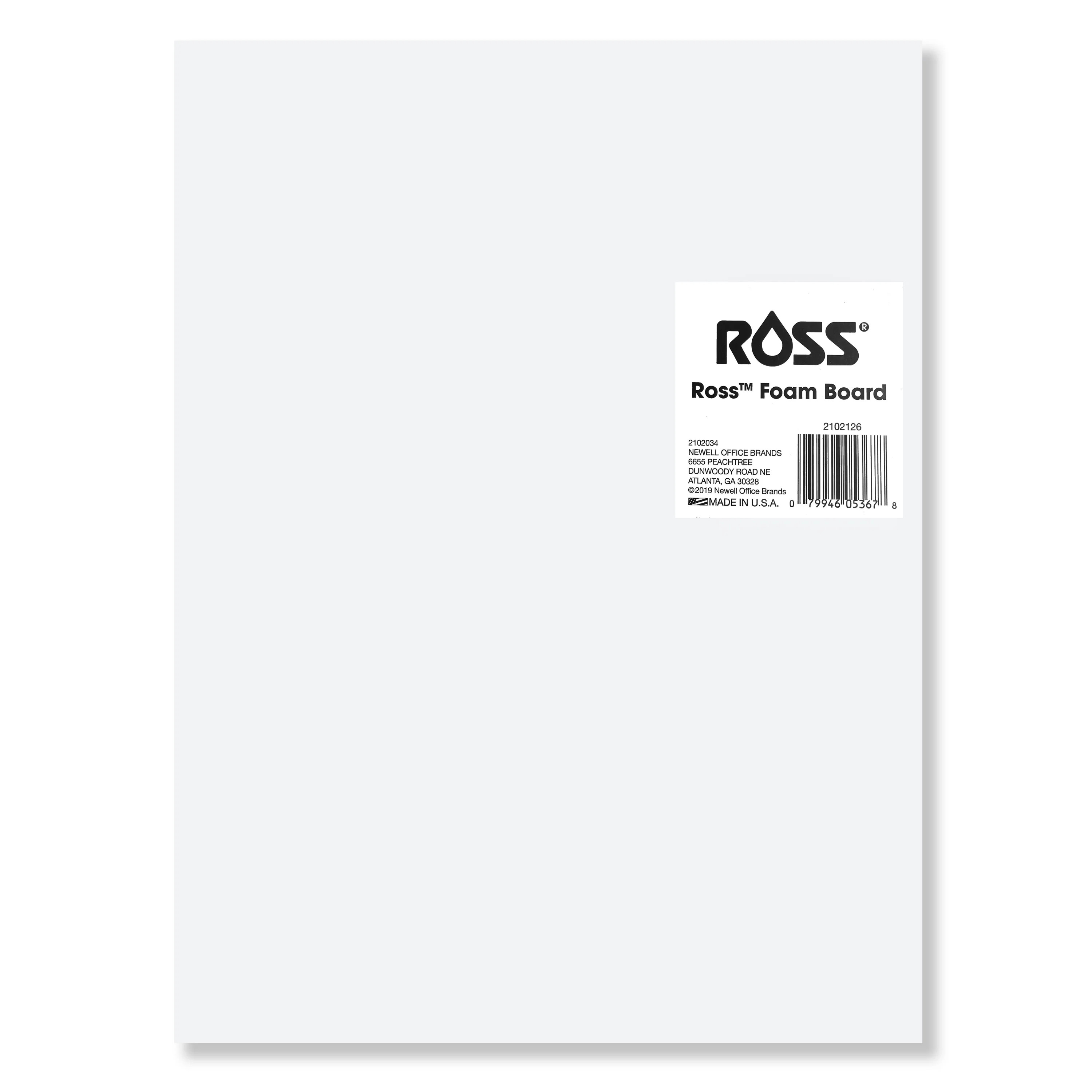 Ross Foam Board, White, 20" x 30" | Walmart (US)