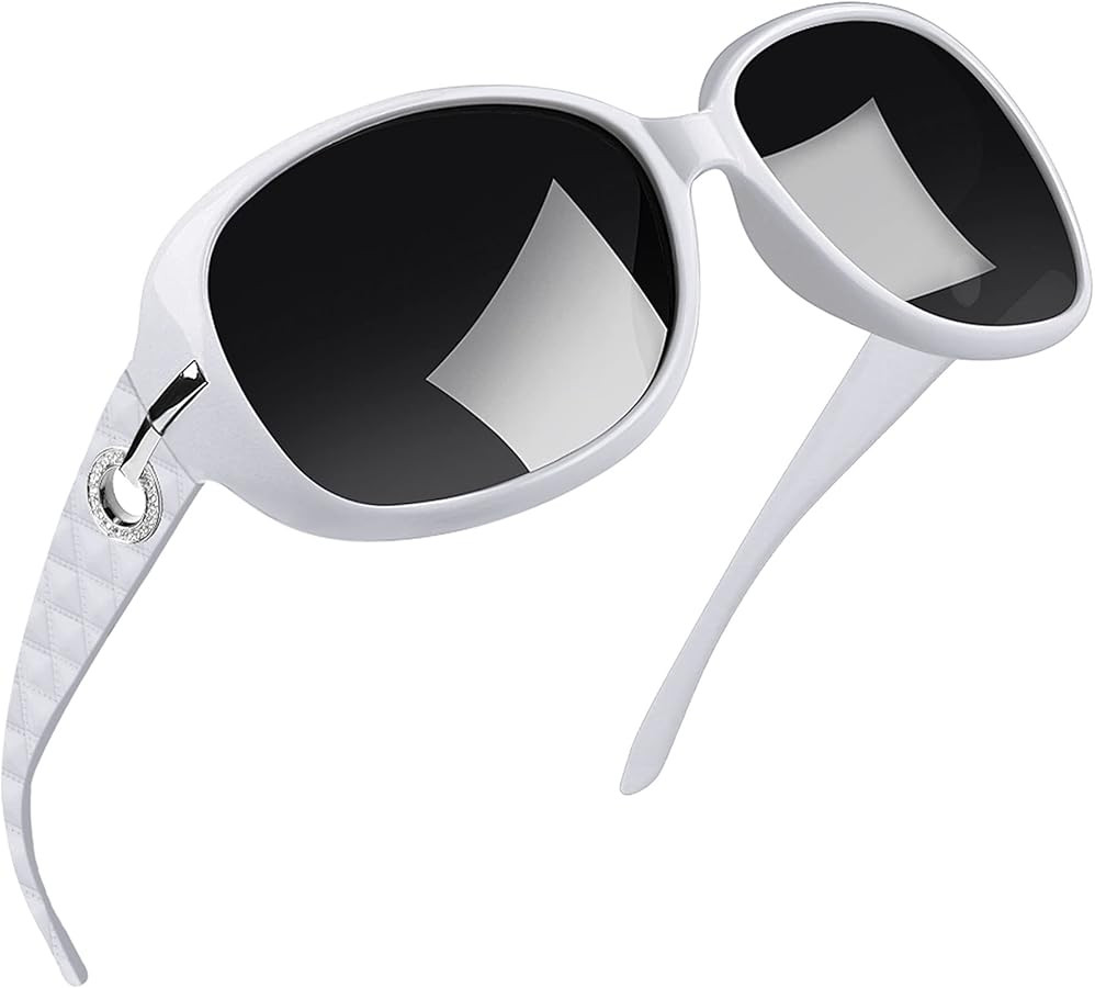 Joopin White Sunglasses for Women Polarized UV Protection, Womens Sunglasses Trendy Ladies Shades... | Amazon (CA)
