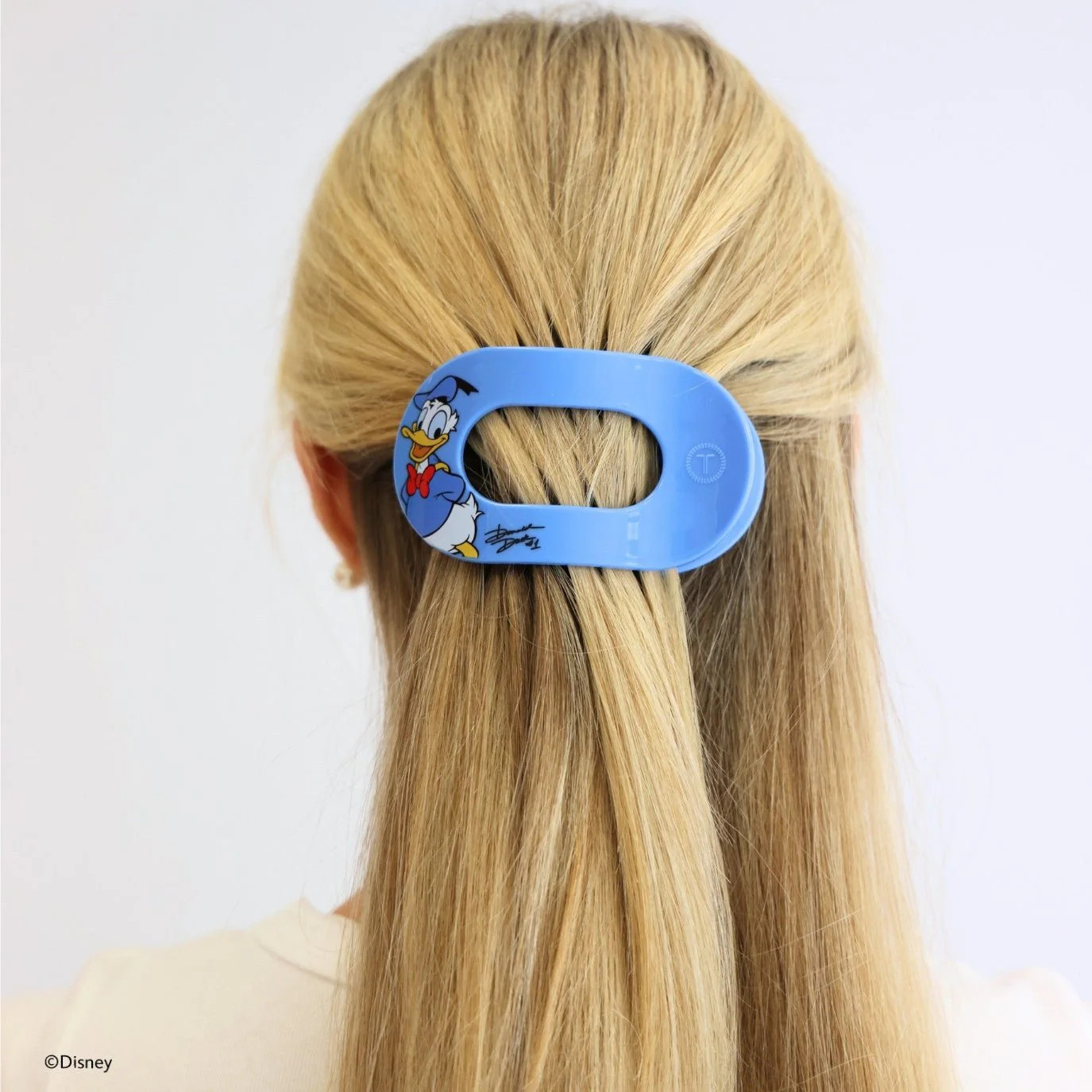 Donald Duck Medium Flat Round Hair Clip | TELETIES