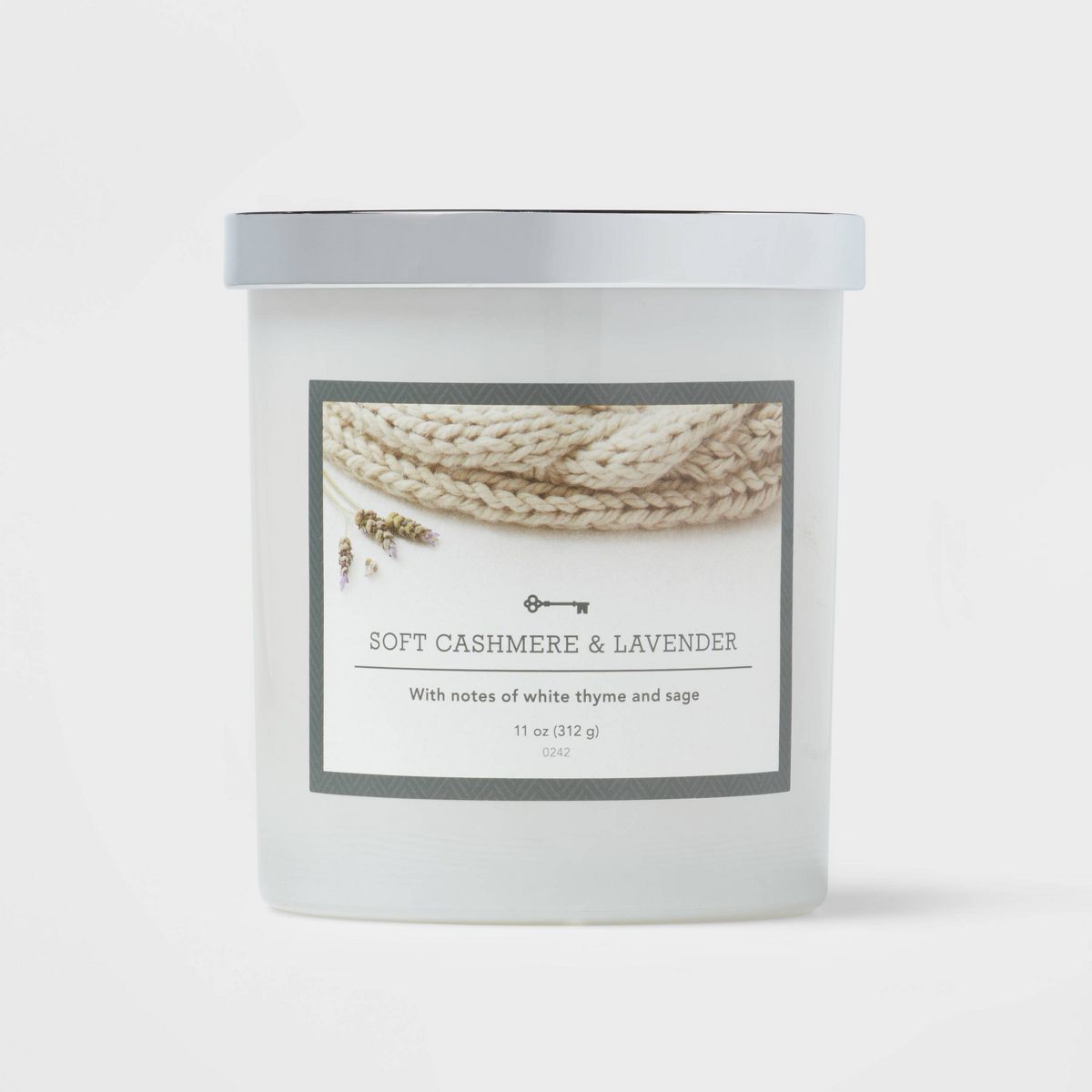 Milky Glass Soft Cashmere & Lavender Lidded Jar Candle 11oz - Threshold™ | Target