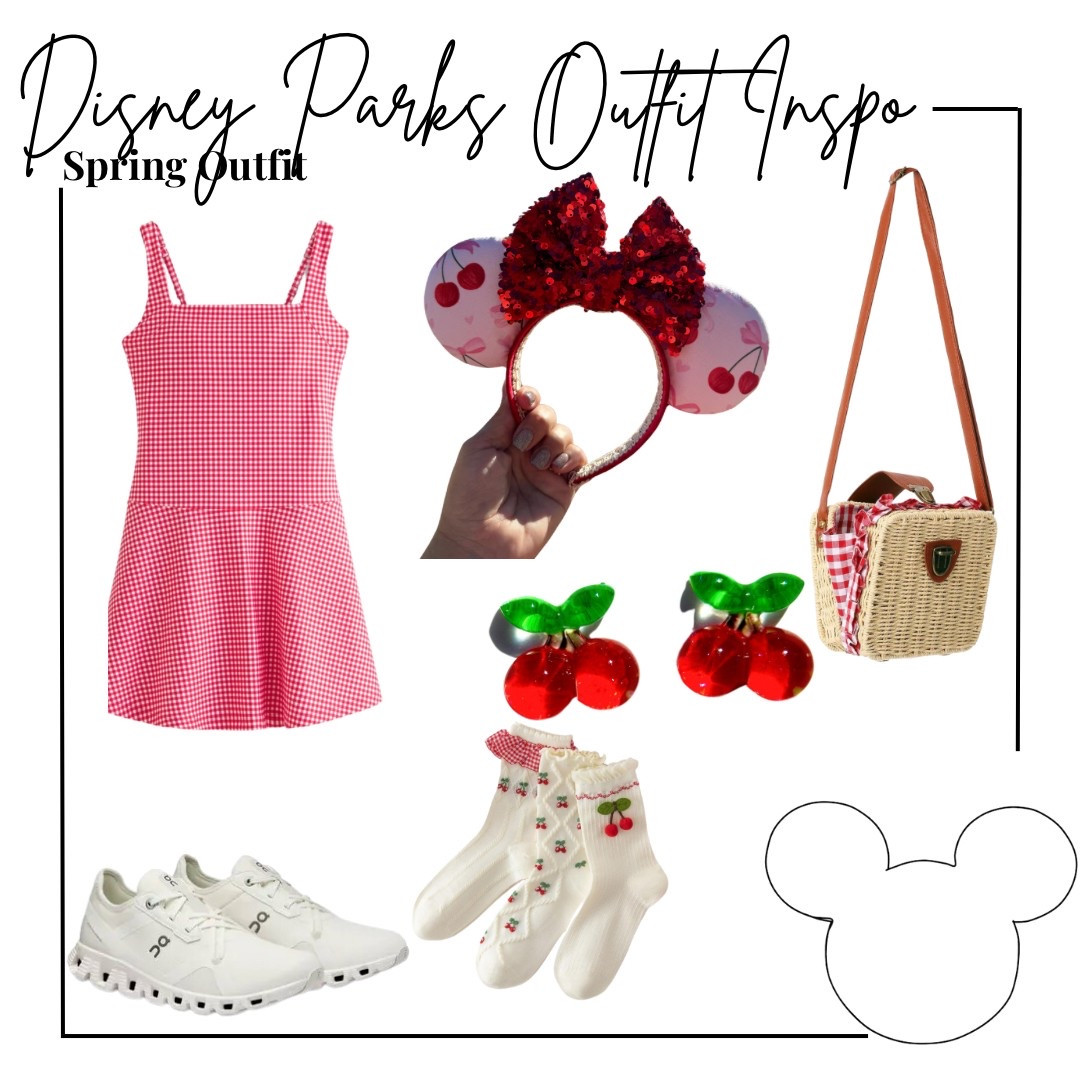 Cherry red gingham themed Disney parks outfit - red gingham athletic dress (25% off in app with code EXTRA25), cherry Mickey ears from Etsy, cherry earrings from Amazon, rattan crossbody bag from Amazon, cherry ruffle socks from Amazon and on cloud x 5 white sneakers 

Midsize, midsize outfit, size 10, ootd, Outfit inspo, spring  finds, Disney parks Outfit, Disney bound,  under $50 outfit, affordable outfit, casual outfit, Disney Amazon , Etsy finds, Disney outfit, Mickey ears, minimal Disney style, #ltkdisney, Disney ears, Disney aesthetic, theme park outfit, Disney parks outfit ideas, comfy Disney outfit, small business finds,


#LTKSeasonal #LTKTravel #LTKStyleTip
