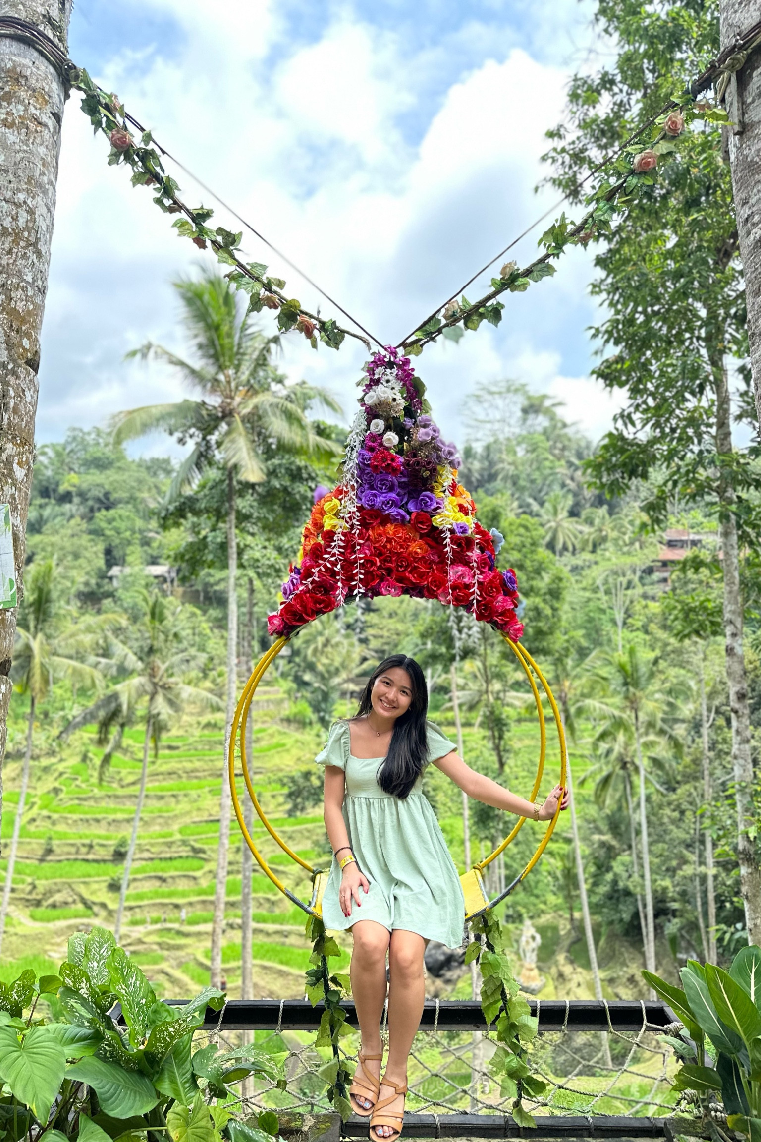 Vacation Outfits. Comfortable and cute vacation outfit, very fitting for the spring time. Mint green romper with brown sandals 

#LTKtravel #LTKSpringSale #LTKstyletip