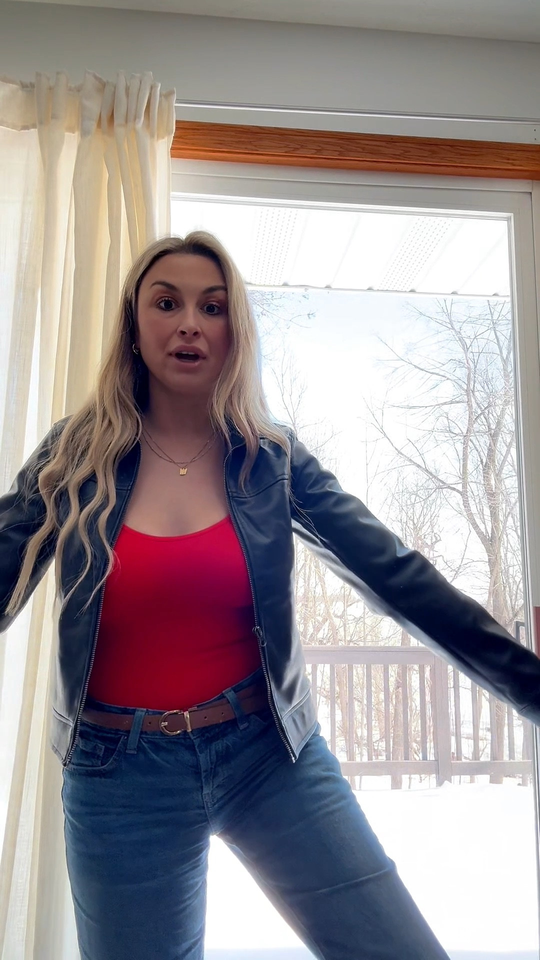 This bodysuit in racing red is my personal favorite. The perfect red and so comfy. You really feel secure @Shapermint 

#LTKootd #LTKmorningroutine #LTKgrwm