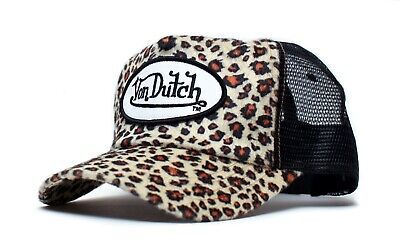 Authentic Vintage Von Dutch Originals Cheetah print Truckers Cap Hat Snapback | eBay US