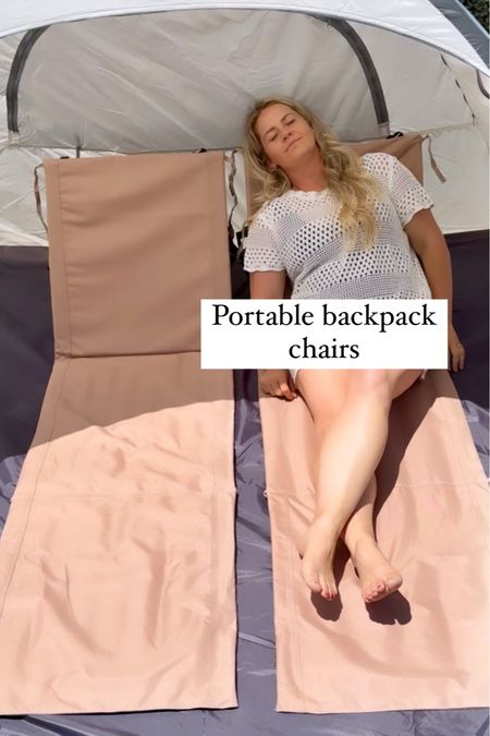 These chairs are amazing backpack chairs 