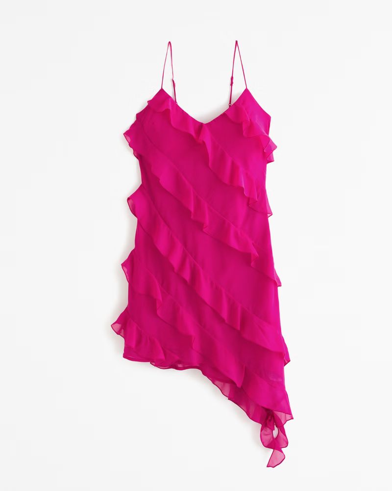 All-Over Ruffle Mini Dress | Abercrombie & Fitch (US)