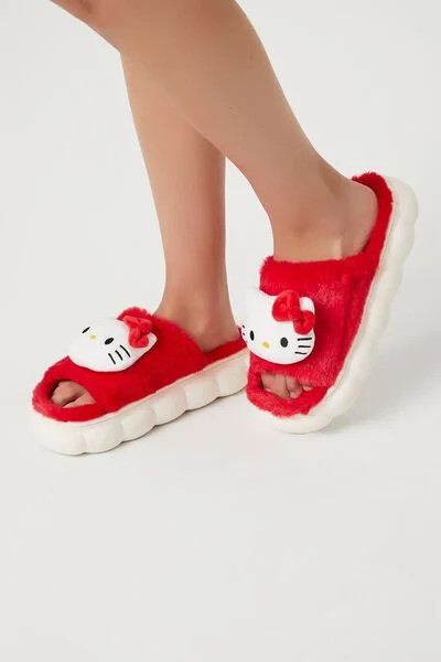 Hello Kitty Plush House Slippers | Forever 21