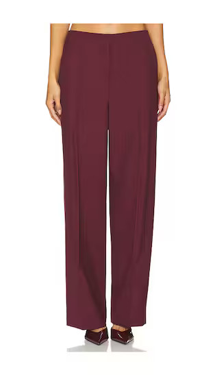 Emilie Trouser in Bordeaux | Revolve Clothing (Global)