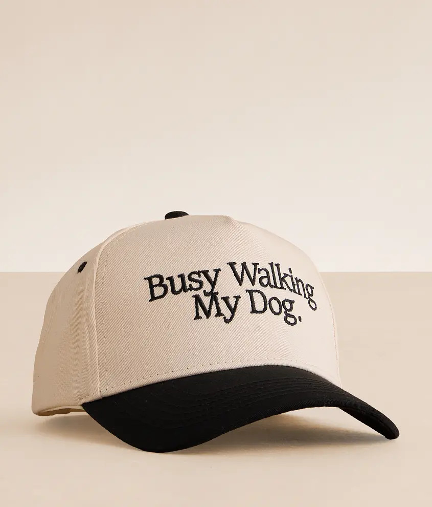 Busy Walking My Dog Baseball Hat | Buckle