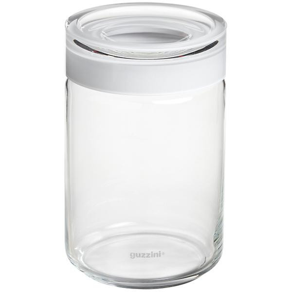 Guzzini Grigio Glass Canisters | The Container Store