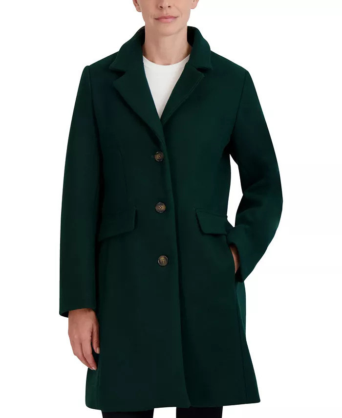 Laundry by Shelli Segal Women's Single-Breasted Walker Coat & Reviews - Coats & Jackets - Women -... | Macys (US)