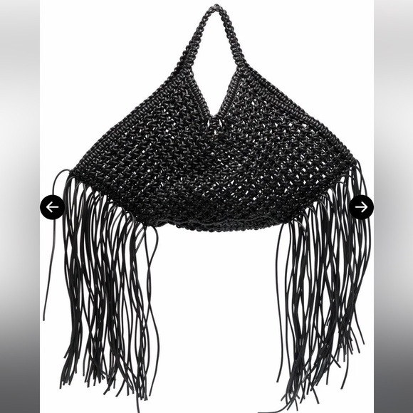 Yuzefi black woven bag | Poshmark