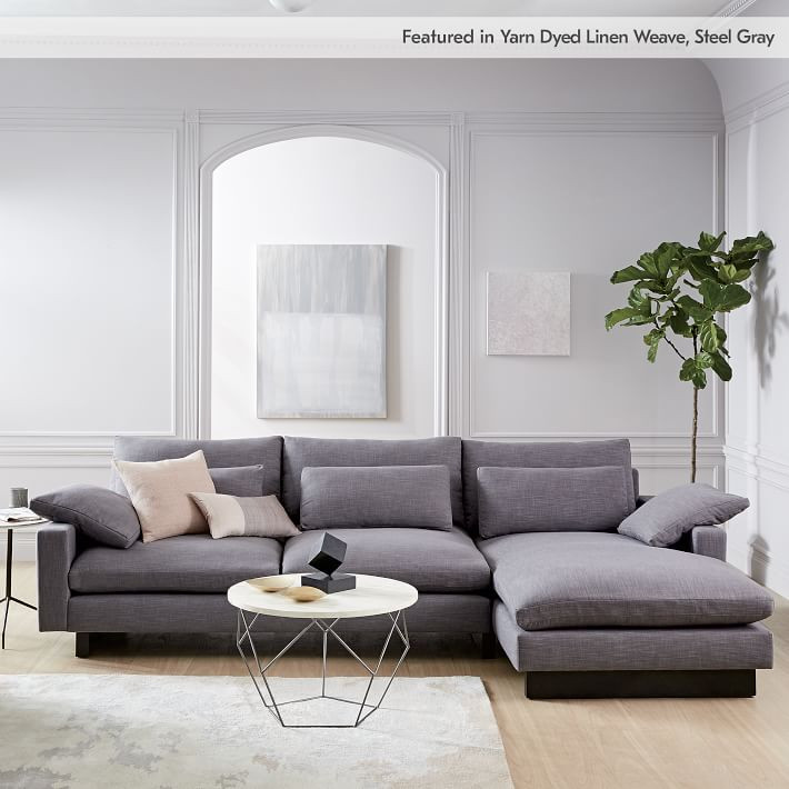 Harmony 2-Piece Chaise Sectional | West Elm (US)