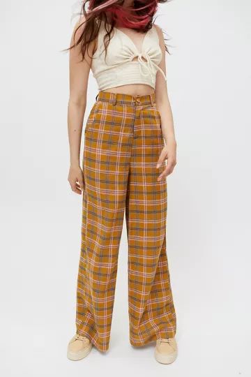 Daisy Street Laura High-Waisted Puddle Pant | Urban Outfitters (US and RoW)