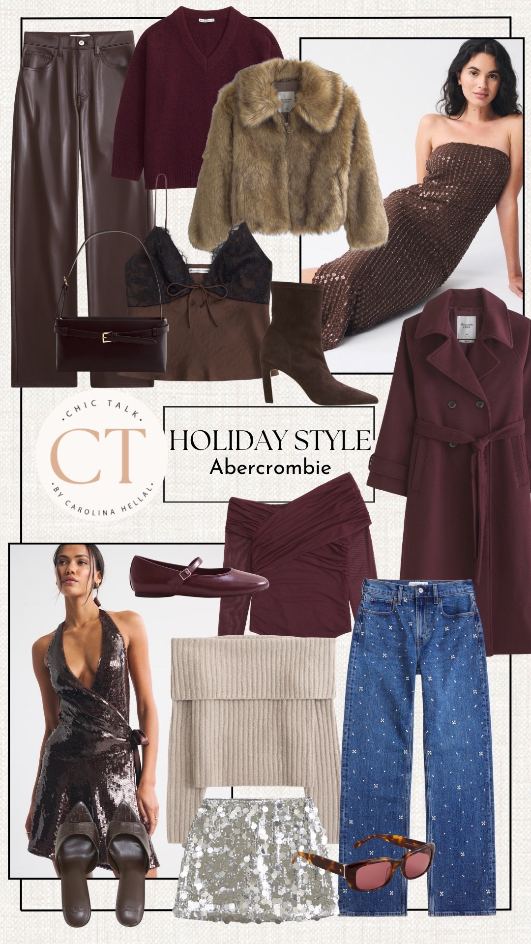 Holiday outfit ideas! Take up to 50% off select styles via Abercrombie! 

#LTKFindsUnder100 #LTKSaleAlert #LTKHoliday