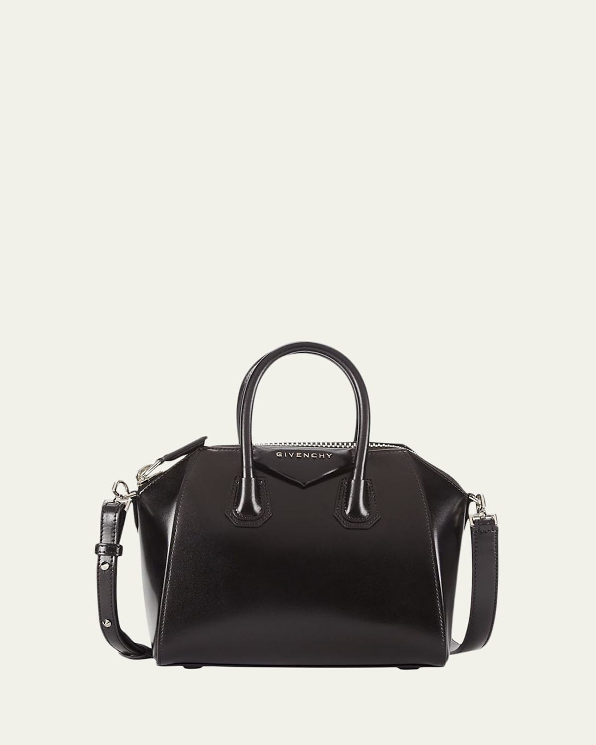 Antigona Mini Top Handle Bag in Box Leather | Bergdorf Goodman