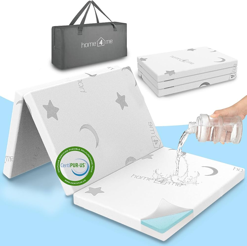 Home4me Pack and Play Mattress 38" x 26"x 2.4'', Portable Trifold Pack n Play Mattress Pad, Water... | Amazon (CA)