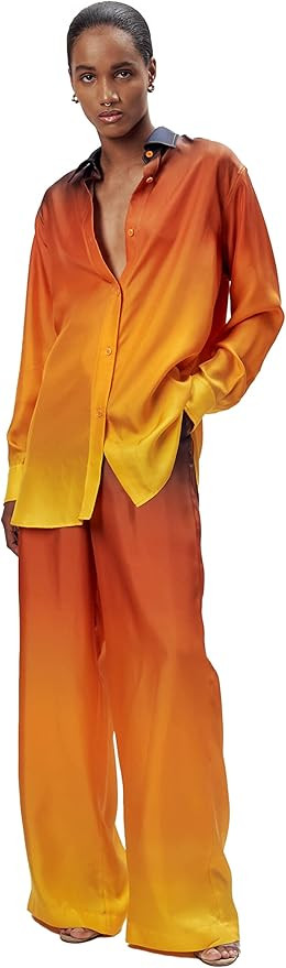 Ronny Kobo Women's Kia Pant, Orange Multi, X-Small | Amazon (US)