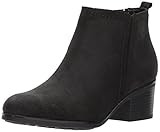 Rockport Women's Danii Side Zip Ankle Bootie, Black Leather, 9.5 M US | Amazon (US)