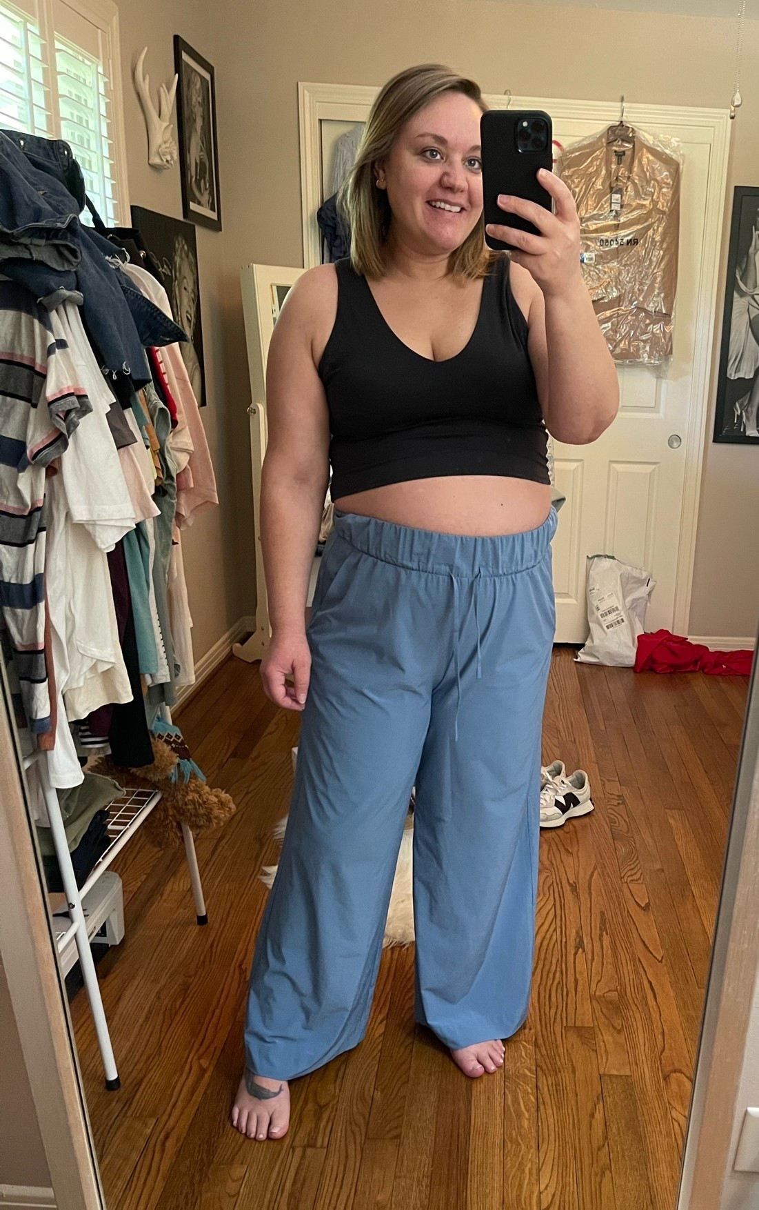 9 months pregnant
Sports bra, all in motion, Athleisure, high waisted pants, tank top, bump friendly, target style, target outfit, workout wear, activewear, wide leg pants

#LTKBump #LTKMidsize #LTKActive