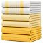 Premium Kitchen Towels 6 Pack 100% Cotton, 20"x28" Dish Towels - Navy Blue | Amazon (US)