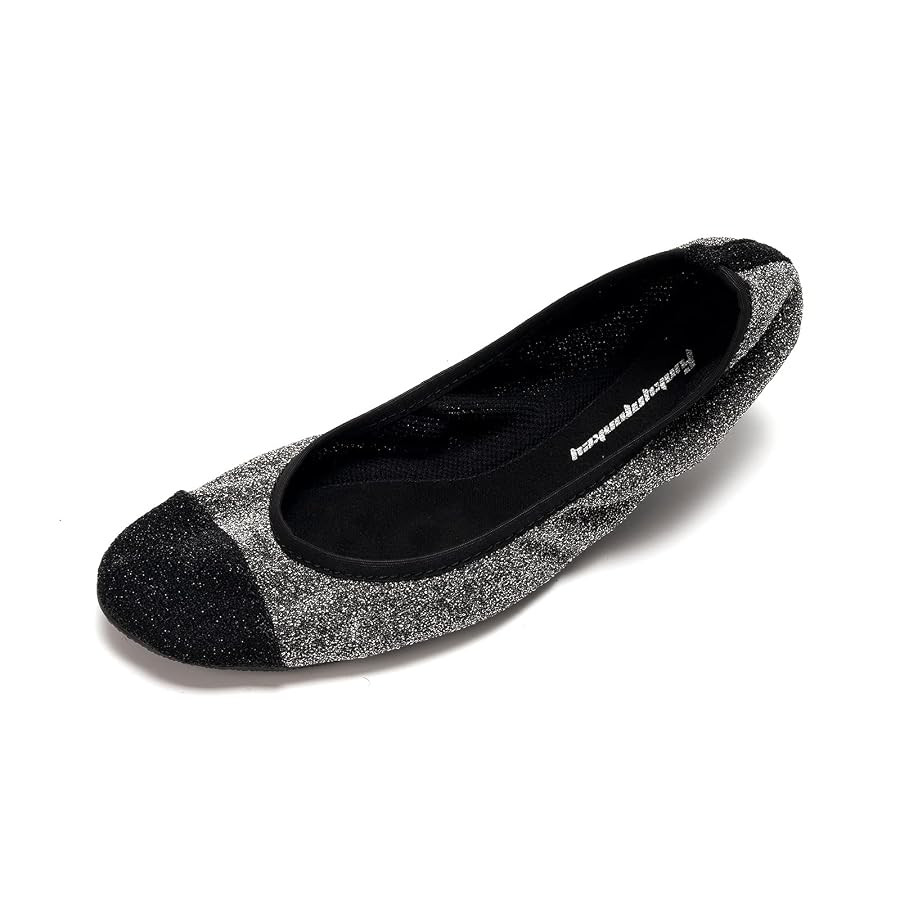 FUNKYMONKEY Foldable Ballet Flats for Women's, Comfortable Portable Travel Roll Up Walking Shoes | Amazon (US)