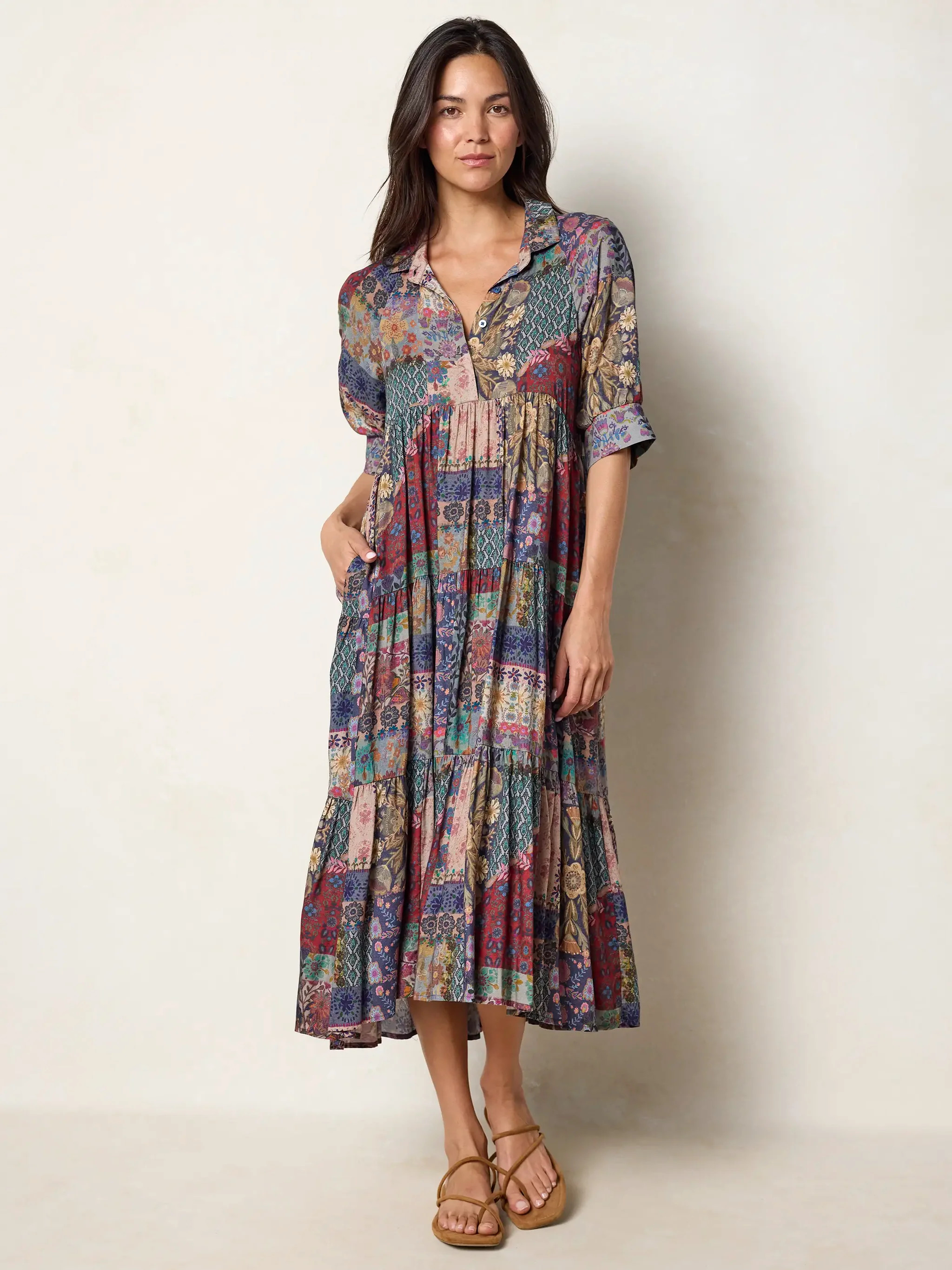 Rebecca Midi Dress | Natural Life