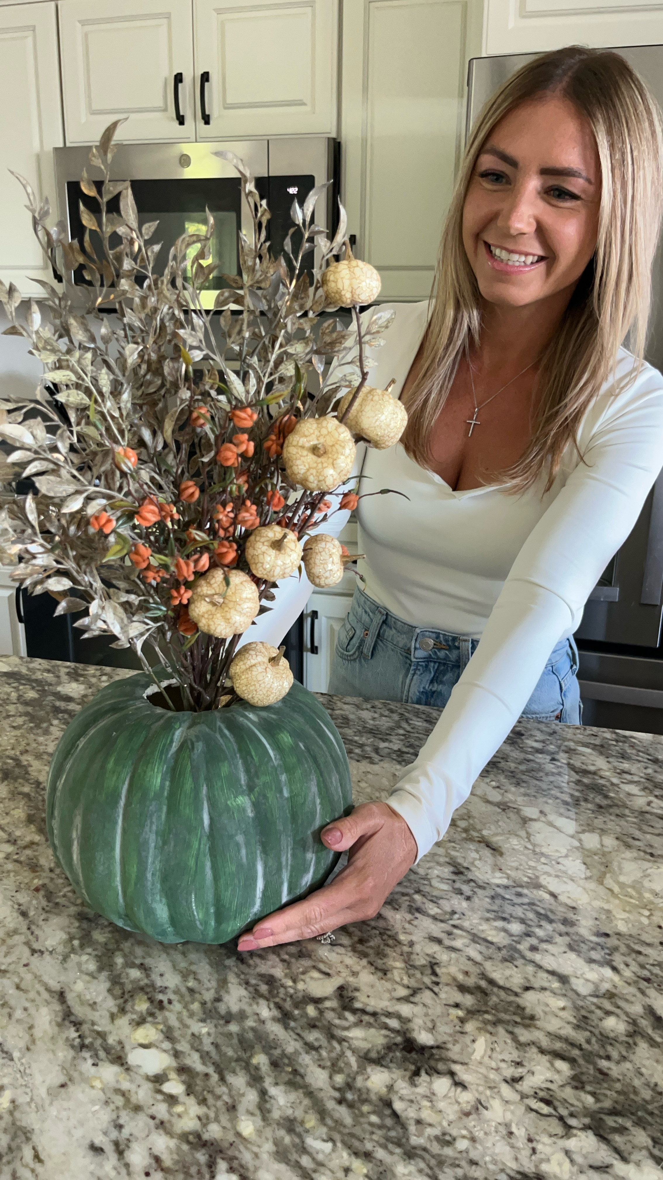 Easy DIY Fall centerpiece 🍂🍁

Fall. Centerpiece. Michael's stores. Fall craft. Michael's craft. LTK seasonal. 

#LTKHome #LTKSeasonal