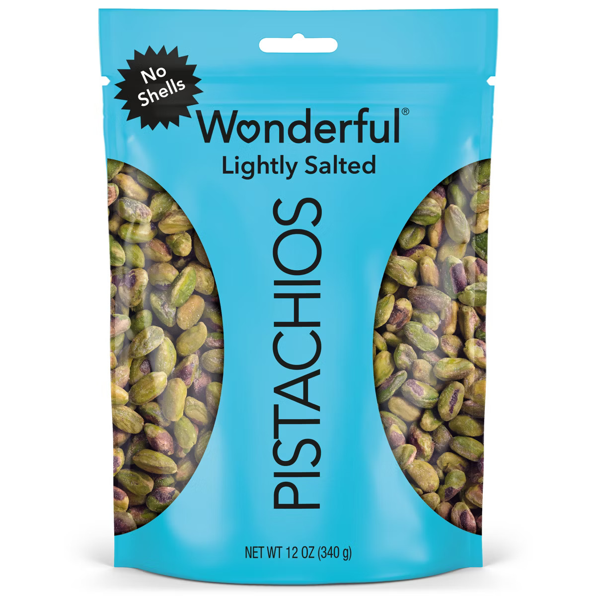 Wonderful Roasted Light Salt No Shells Pistachios - 12oz | Target