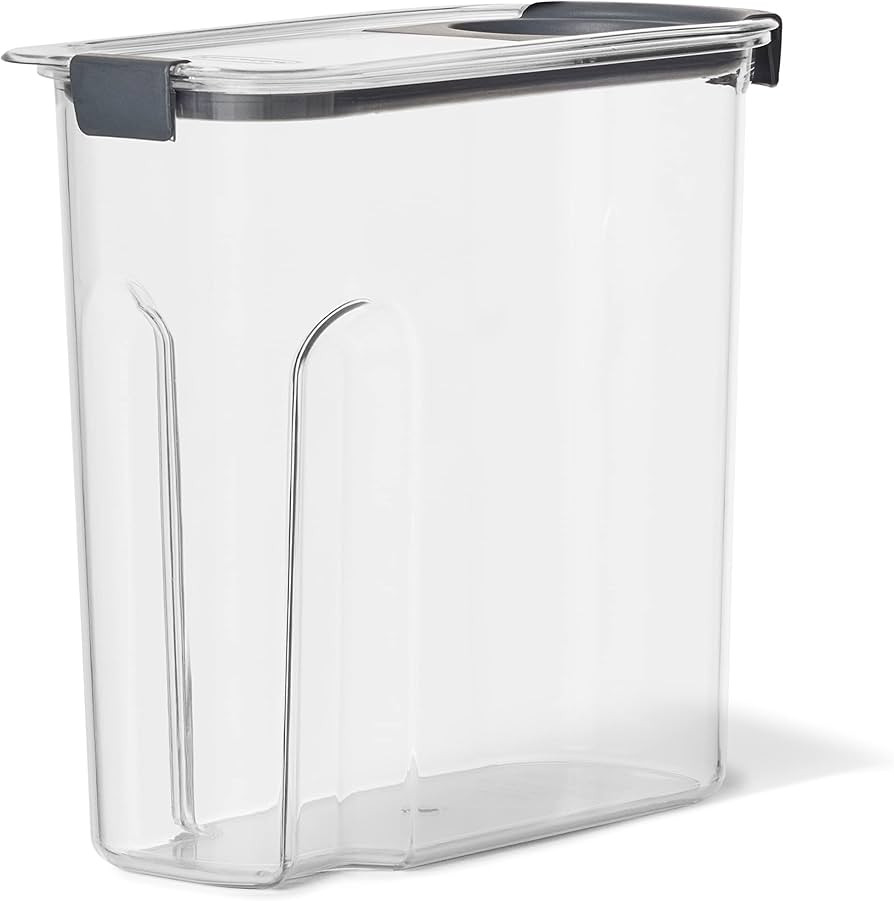 Rubbermaid Brilliance Cereal Food Storage Container with Flip Top Spout, Dishwasher Safe, Clear | Amazon (US)