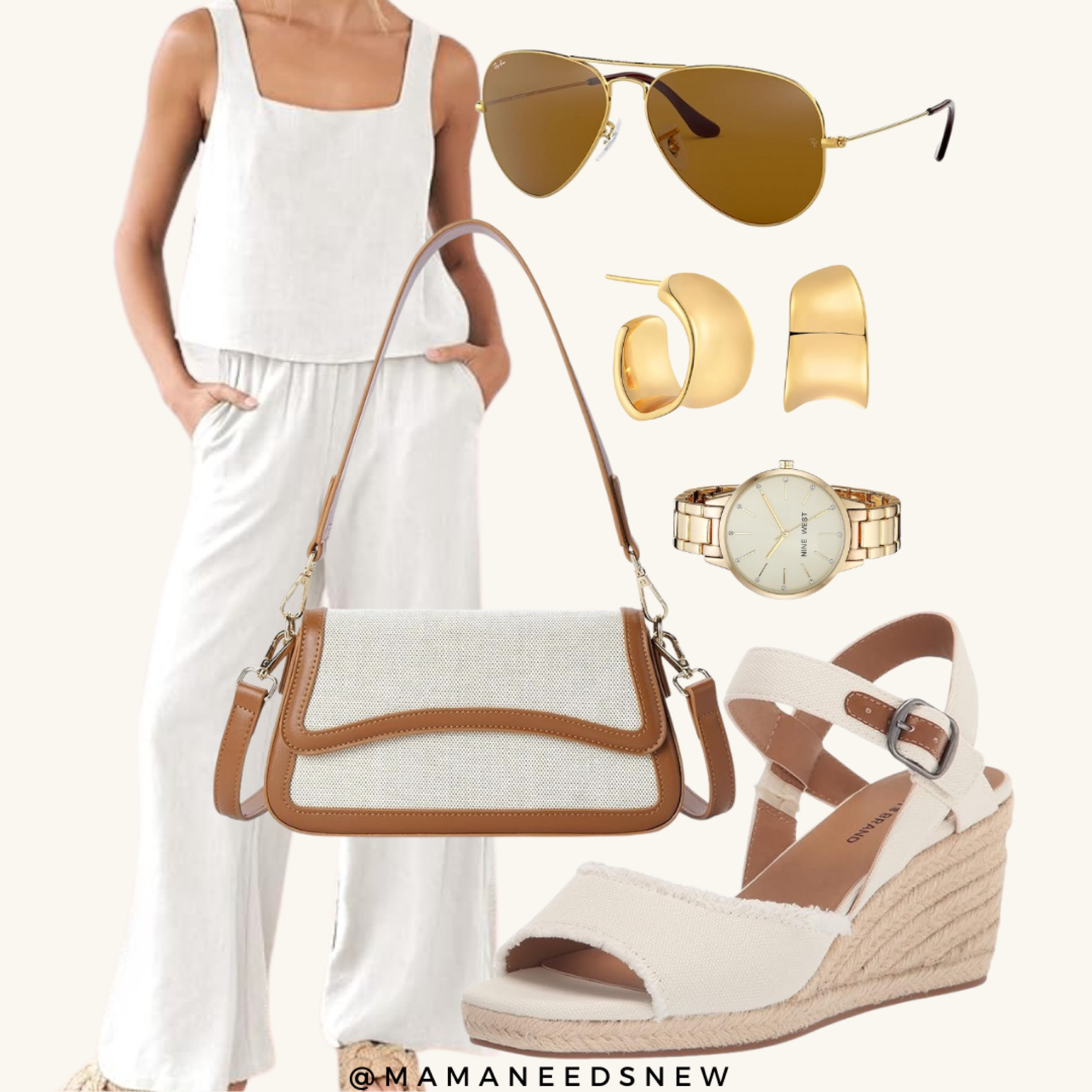 A linen look from Amazon 🤍

#LTKFindsUnder50 #LTKSeasonal #LTKSaleAlert