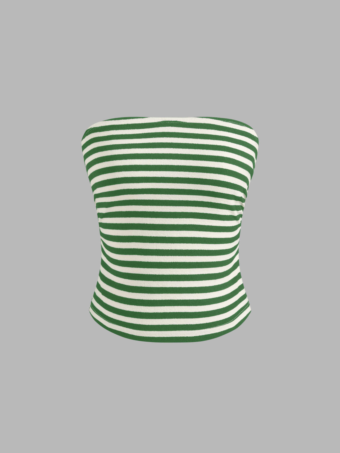 Striped Split Tube Top | Cider