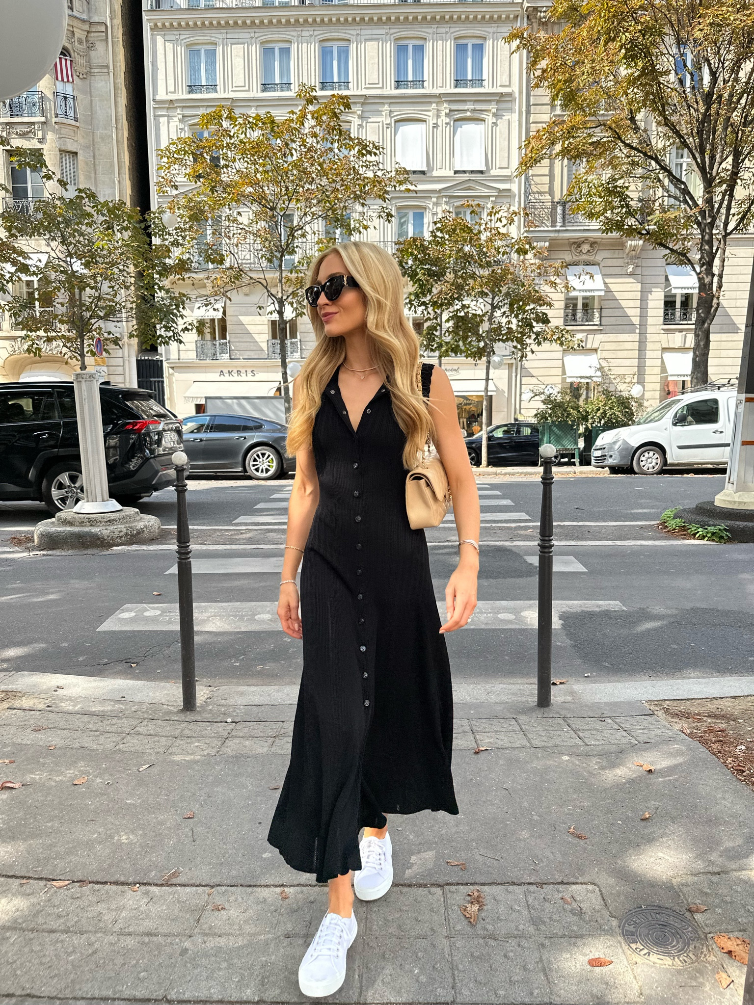 Honeymooning in Paris 🥐 bought this black knit dress from Sandro before the trip and love it for the summer to fall transition period - so easy to dress up or down too. Paired it with simple white sneakers.

Size worn here:
Dress FR 34/ US XS (true to size)

#LTKtravel #LTKSeasonal #LTKstyletip