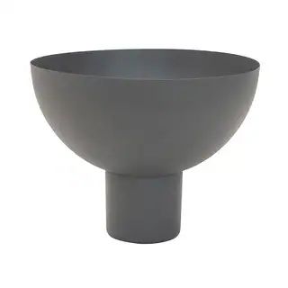 Decorative Metal Footed Bowl, Grey | Bed Bath & Beyond