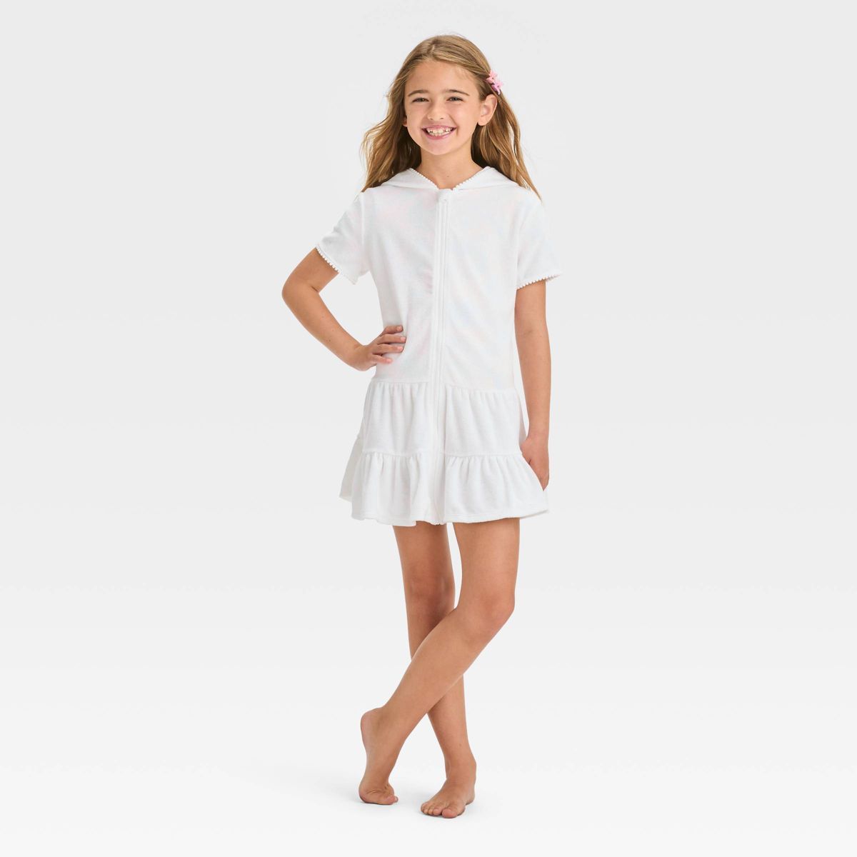 Girls' Solid Terry Cover Up Dress - Cat & Jack™ | Target