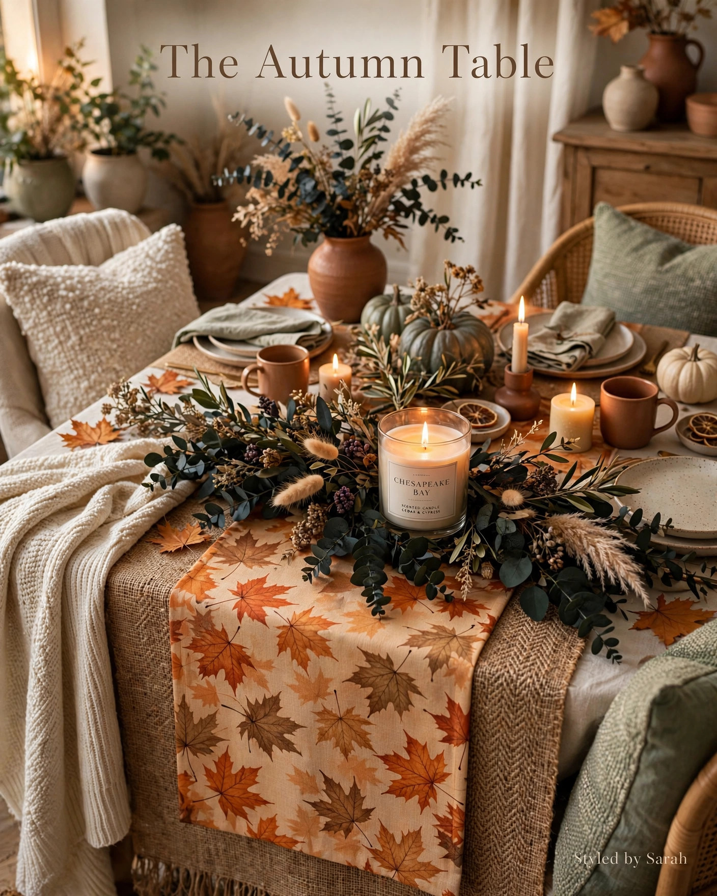 The Autumn Table

Shop my cozy fall home picks below!     

Affiliate links — I earn from qualifying purchases 

 #StyledBySarah #FallDecor #HomeDecor #LTKHome #CozyHome